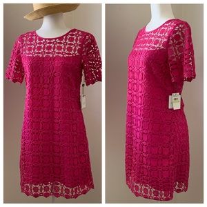 LAUNDRY by Shelli Segal Pink Lace Dress